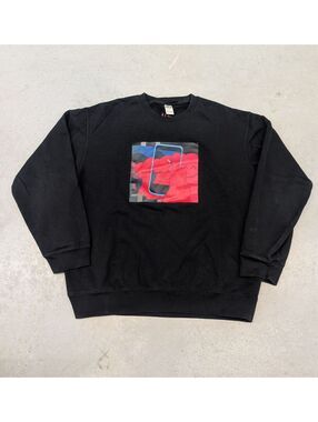 KAWS x Andy Warhol x Uniqlo Artist Black Crew Neck Sweater